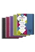 Zeszyty szkolne - Kołonotatnik A5+/90K linia PP mix (5szt) - miniaturka - grafika 1