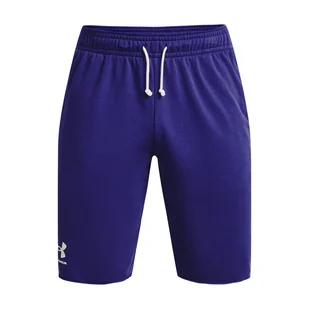 Męskie Spodenki UNDER ARMOUR UA RIVAL TERRY SHORT 1361631-468 – Granatowy - Spodenki męskie - miniaturka - grafika 1