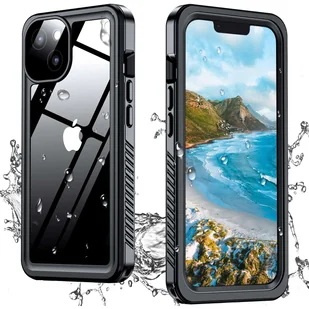 Etui do iPhone 14 wodoodporne pancerne 360 Case Hybrid ochrona aparatu obiektywów IP68 Waterproof czarne - Etui i futerały do telefonów - miniaturka - grafika 9
