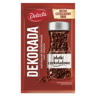 Ciasta i półprodukty do ciast - DELECTA Płatki czekoladowe do dekoracji - miniaturka - grafika 1