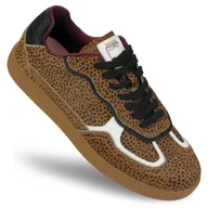 Sneakersy damskie - Buty sportowe damskie Daniel Lopez skórzane SNEAKERSY panterka SS2D4016 36 - miniaturka - grafika 1