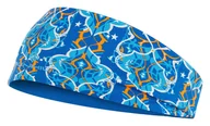 Apaszki i szaliki męskie - RONHILL Opaska na głowę dwustronna REVERSIBLE CONTOUR HEADBAND niebieska - miniaturka - grafika 1