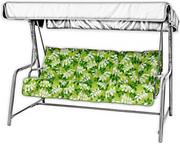 Huśtawki - Poduszki na huśtawkę ogrodową FLORA 150 cm 575 - miniaturka - grafika 1