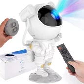 Projektory dla dzieci - Projektor gwiazd, lampka nocna LED Astronauta + pilot - miniaturka - grafika 1