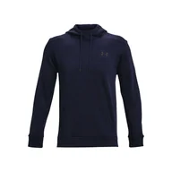 Bluzy męskie - Męska Bluza UNDER ARMOUR UA ARMOUR FLEECE TWIST HD 1373354-410 – Granatowy - miniaturka - grafika 1