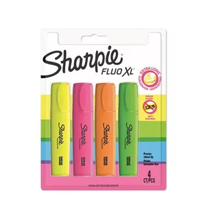 Sharpie Fluo XL Textmarker, wielokolorowa 4 szt. 1825662 - Zakreślacze - miniaturka - grafika 2