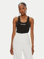 Koszulki i topy damskie - Patrizia Pepe Top 8M1617/J216-K103 Czarny Slim Fit - miniaturka - grafika 1