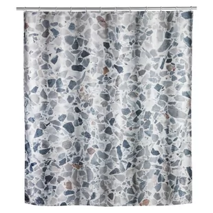 Wenko Zasłonka prysznicowa TERRAZZO 180 X 200 - Zasłony prysznicowe - miniaturka - grafika 2