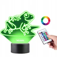 Lampy pozostałe - Lampka na Biurko Statuetka Żaba Żabka Ropucha - miniaturka - grafika 1