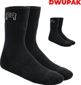 Skarpety termoaktywne - Seba/FR Skates Skarpety FR Sport Socks 2 Pack Black 45-47 - miniaturka - grafika 1