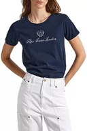 Swetry damskie - Pepe Jeans Sweter damski Vivian, Niebieski (Dulwich), L - miniaturka - grafika 1
