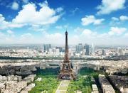 Fototapety - Samoprzylepna fototapeta Paryż Wieża Eiffla - miniaturka - grafika 1