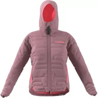 Buty trekkingowe damskie - Kurtka adidas W TERREX MYSHELTER Primaloft Hooded Jacket W (kolor Różowy, rozmiar S) - miniaturka - grafika 1