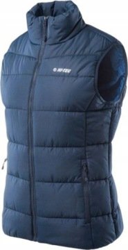 Kamizelka Puchowa Rozpinana Ze Stójką Lady Sanis Hi-tec Niebieska r M