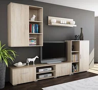 Meblościanki - Elior Zestaw mebli pod TV Pixelo 7X - dąb sonoma. - miniaturka - grafika 1