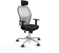 Fotele i krzesła biurowe - Krzesło Biurowe Piqueras y Crespo 1D086G2 Czarny - miniaturka - grafika 1