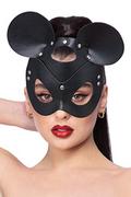 Moda i Uroda OUTLET - Smiffys 53013 czarna gorączka wygląd skóry maska pod mysz, kobiety, jeden rozmiar - miniaturka - grafika 1
