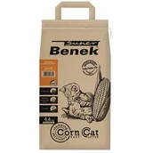 Żwirek dla kotów - Certech Super Benek Corn Cat Naturalny 7l - miniaturka - grafika 1