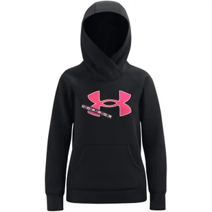Bluza z Kapturem dla Dziewczynki Fleece Logo - Odzież sportowa dziecięca - miniaturka - grafika 1