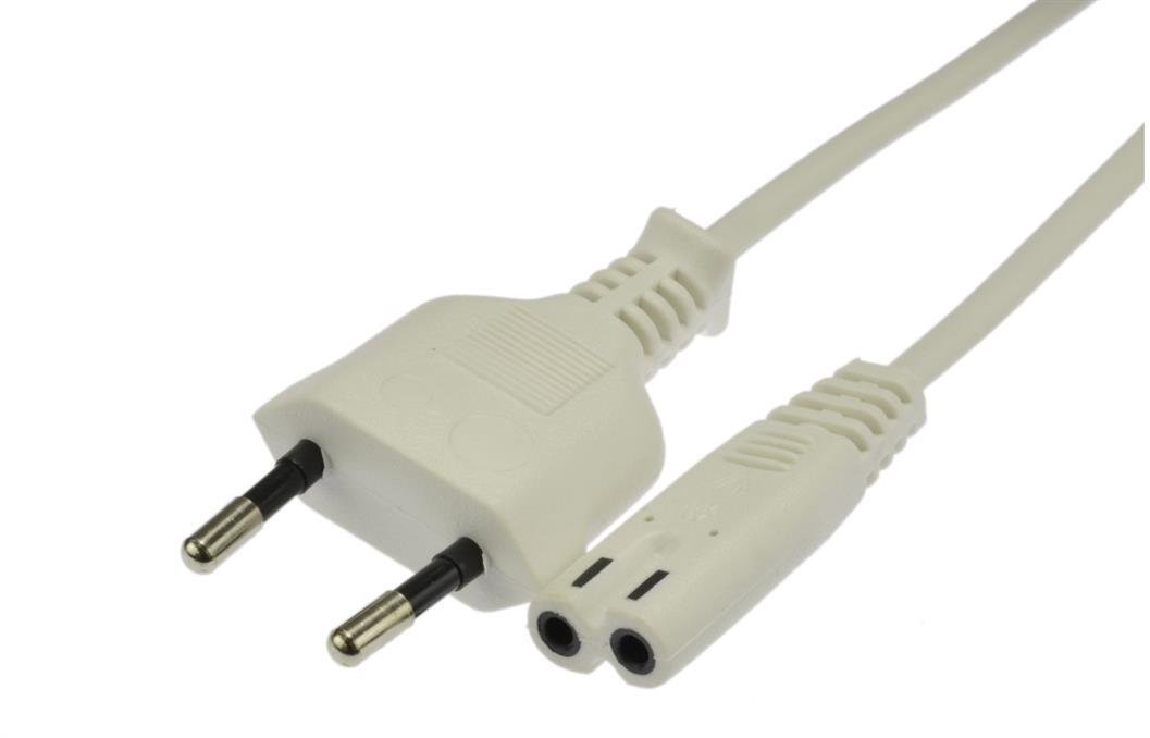 Kabel zasilający 230V 2,5A audio 3m biały 0001-00015-00784