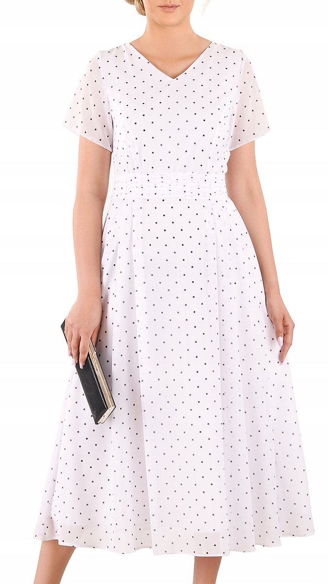 Sukienka Elena 44 letnia damska na wesele elegancka na komunie wizytowa