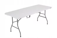 Stoły ogrodowe - Stół Cateringowy Bankietowy Składany Ogrodowy 180 Cm #Garden White - miniaturka - grafika 1