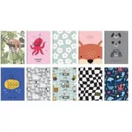 Zeszyty szkolne - Top-2000 Zeszyt A5/32K gładka Megamix (10szt) TOP2000 - miniaturka - grafika 1