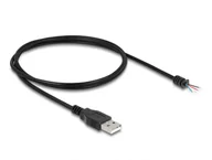Kable USB - DELOCK kabel USB 2.0 Typ-A wtyk do 4x otwartych końcówek kabli - miniaturka - grafika 1
