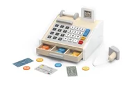 Zabawy w naśladowanie dorosłych - VIGA 44527 Szaro biała kasa sklepowa - miniaturka - grafika 1