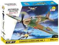 Klocki - COBI 5728 Historical Collection WWII Samolot myśliwski brytyjski Hawker Hurricane Mk.I 382 klocki - miniaturka - grafika 1
