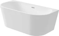Wanny - DEANTE Wanna akrylowa przyścienna SILIA biała 160cm KDS_016W * - Z KOD-em 2% Rabatu - *Kupuj TANIEJ u nas* - (22)-266-82-20 Zapraszamy :) - miniaturka - grafika 1
