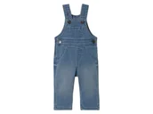 Spodenki dla niemowląt - Lupilu Ogrodniczki jeansowe niemowlęce z bawełny organicznej Jasnoniebieski 62 - miniaturka - grafika 1