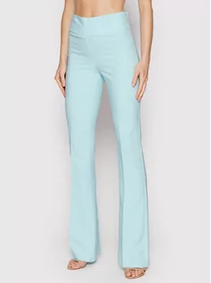 Spodnie damskie - Rinascimento Spodnie materiałowe CFC0108679003 Niebieski Regular Fit - grafika 1