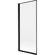 Parawany nawannowe - Mexen Mist parawan nawannowy 1-skrzydłowy lewy 80 x 150 cm, czarna ramka, czarny - 8A9-080-001-70-70-L - miniaturka - grafika 1