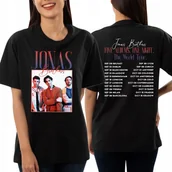 Koszulki męskie - Koszulka Czarna Merch FIVE ALBUMS ONE NIGHT JONAS BROTHERS Koncertowe Wz L - miniaturka - grafika 1