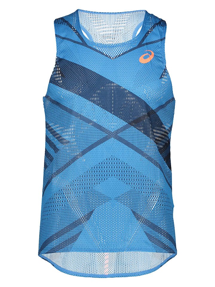 asics Top w kolorze niebieskim do biegania