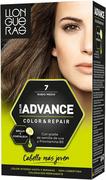 Farby do włosów i szampony koloryzujące - Farba kremowa z utleniaczem do włosów Llongueras Color Advance Hair Colour 7 Medium Blond 125 ml (8410825420075) - miniaturka - grafika 1