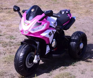 Motor Na Akumulator Trójkołowy Sport Różowy FB6886 - Pojazdy elektryczne dla dzieci - miniaturka - grafika 5