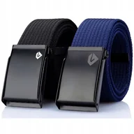 Paski - Paski Parciane x2 Męskie Granat +CZARNY Gracio 110 - miniaturka - grafika 1