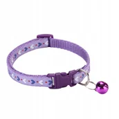 Obroże dla kotów - Obroża Dla Kota Z Dzwonkiem Regulacja Kolory - miniaturka - grafika 1