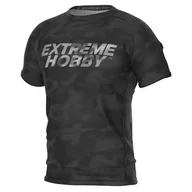 Koszulki męskie - Koszulka Męska Treningowa na Siłownię Techniczna Extreme Hobby Dotted 2XL - miniaturka - grafika 1