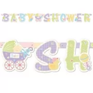 Baby shower i roczek - Girlanda, Baby Shower, 200 cm - miniaturka - grafika 1