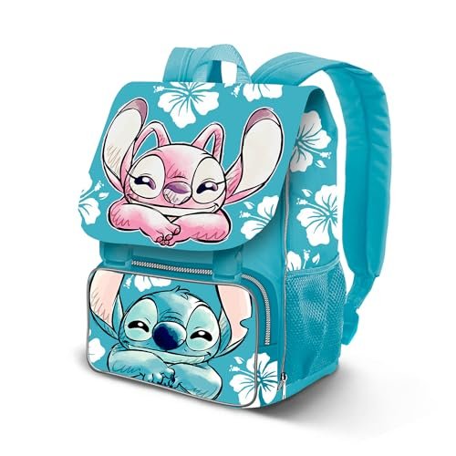 Lilo i Stitch Tropic-Plecak Poszerzany EXP, Niebieski, 30 x 45 cm, Pojemność 28 L