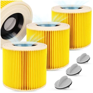 3x FILTR DO ODKURZACZA KARCHER WD3 MV3 WD2 SE4001 KWD3 V12 V15 V17 WD3.200 - Filtry do odkurzaczy - miniaturka - grafika 1