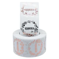 Scrapbooking - Naklejki Ozdobne Okrągłe 3,8 Cm Rękodzieło 100 Szt - miniaturka - grafika 1