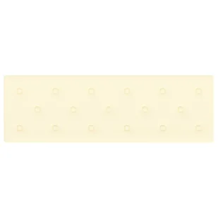 vidaXL Panele ścienne, 12 szt., kremowe, 90x30 cm, sztuczna skóra 344003 - Panele ścienne i boazeria - miniaturka - grafika 6