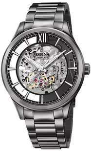 Zegarek Zegarek Festina F20632-1 Automatic Skeleton Sapphire - Zegarki męskie - miniaturka - grafika 1