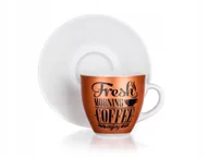 Filiżanki - FILIŻANKA mała DO KAWY ESPRESSO 2 x 90 ml BANQUET - miniaturka - grafika 1