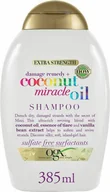 Szampony do włosów - Naprawczy szampon OGX Coconut MIracle Oil do włosów zniszczonych (385 ml) - miniaturka - grafika 1