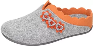 Manitu Home Damskie kapcie 320097-09, szare, rozmiar 37 UE - Kapcie damskie - miniaturka - grafika 1